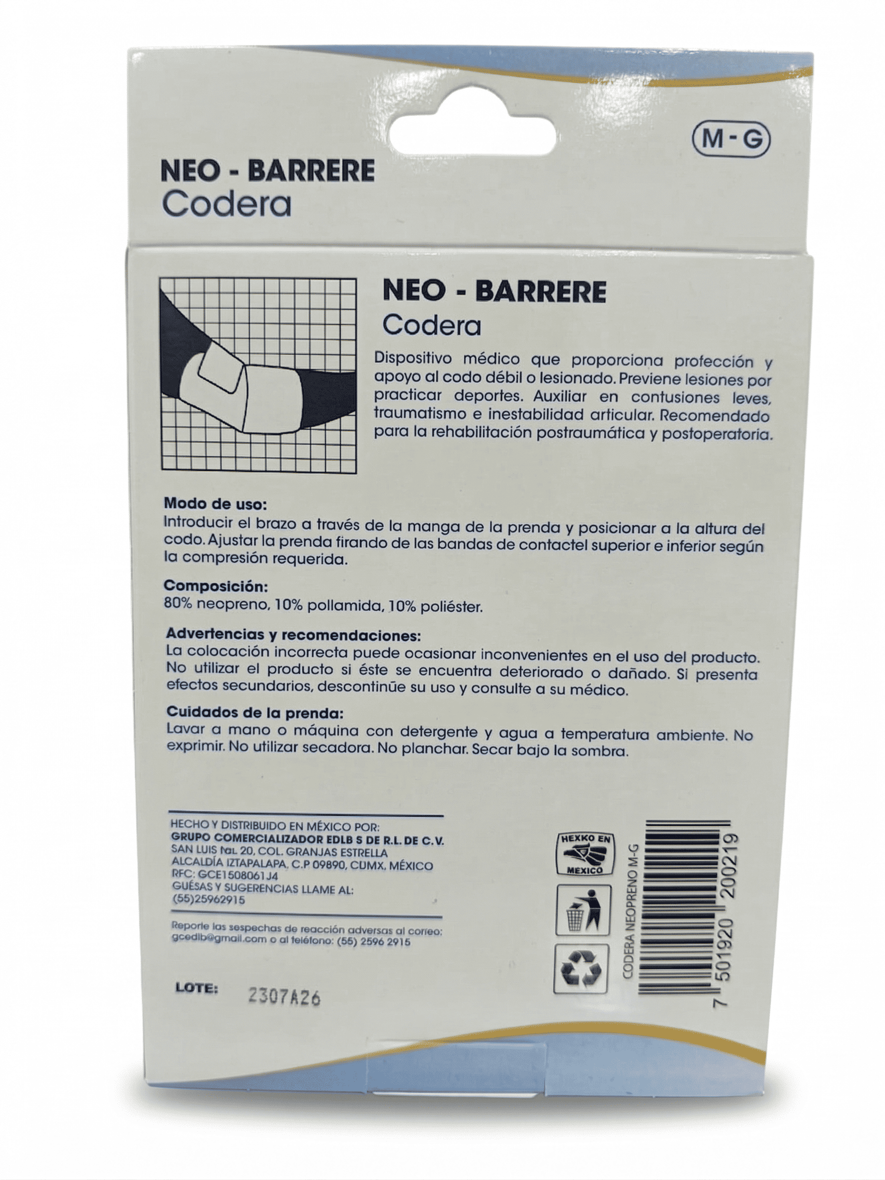 
Codera Med-Gde trasera