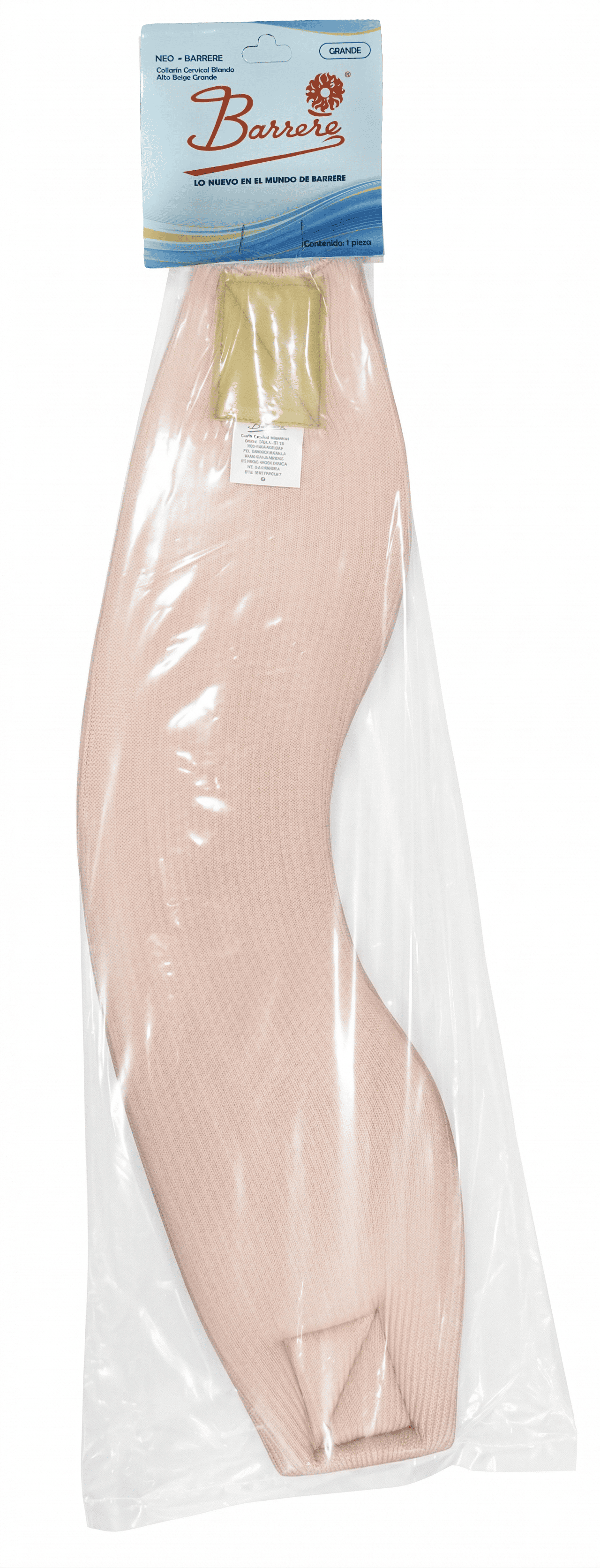 Collarín Barrere Adulto Alto Beige Grande