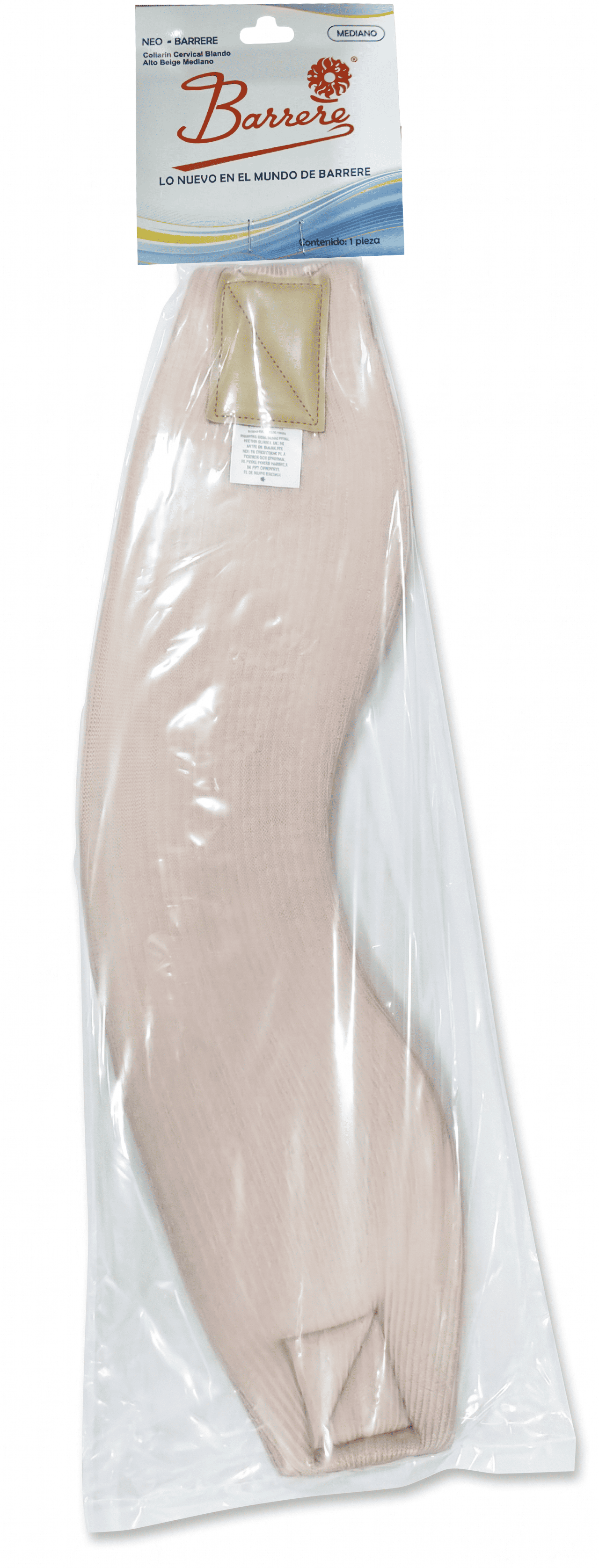 Collarín Barrere Adulto Alto Beige Mediano