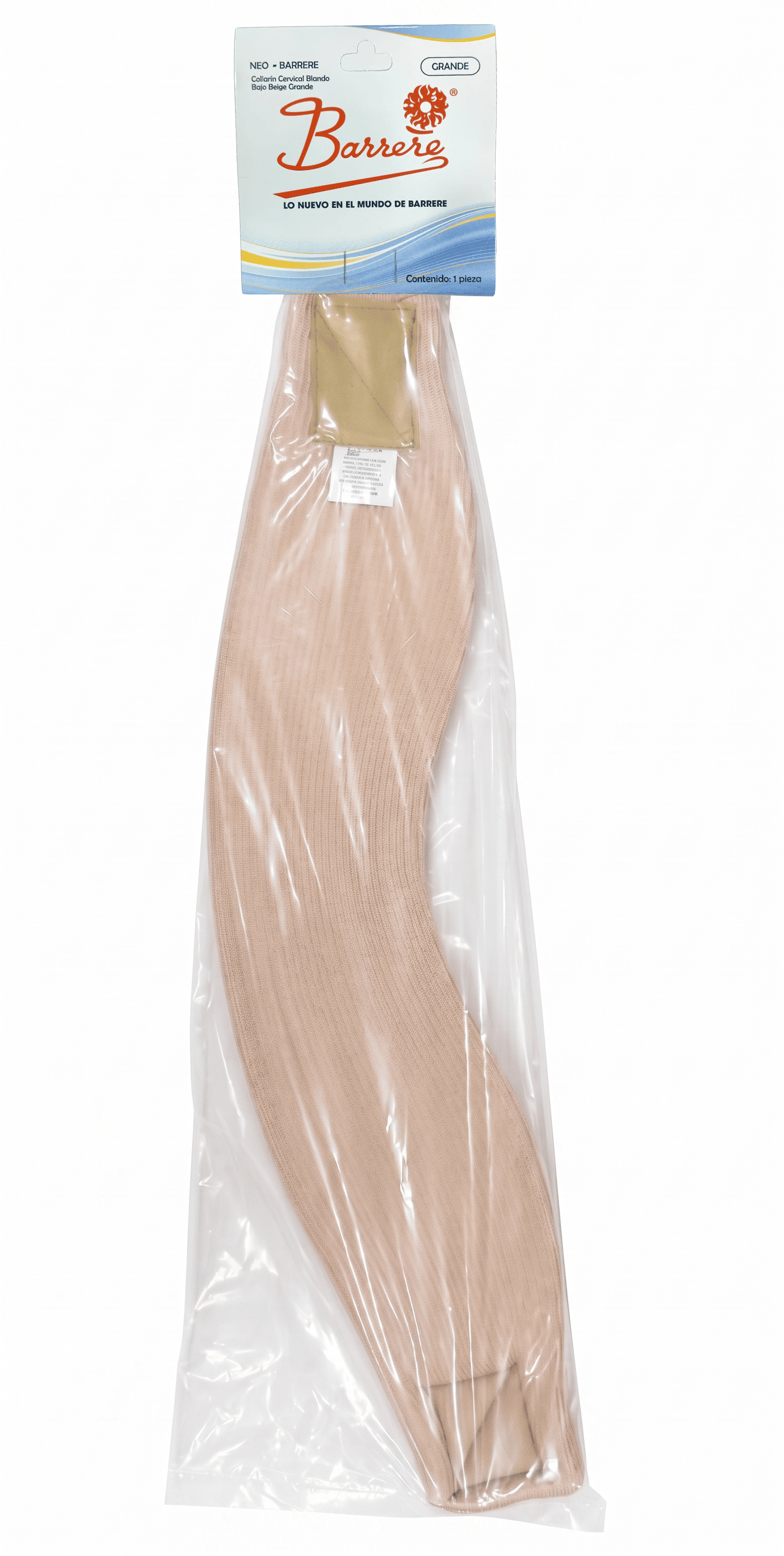 Collarín Barrere Adulto Bajo Beige Grande