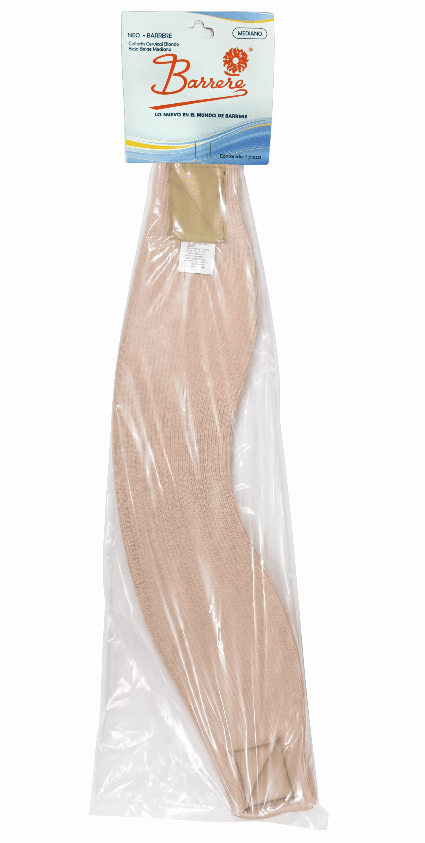 Collarín Barrere Adulto Bajo Beige Mediano